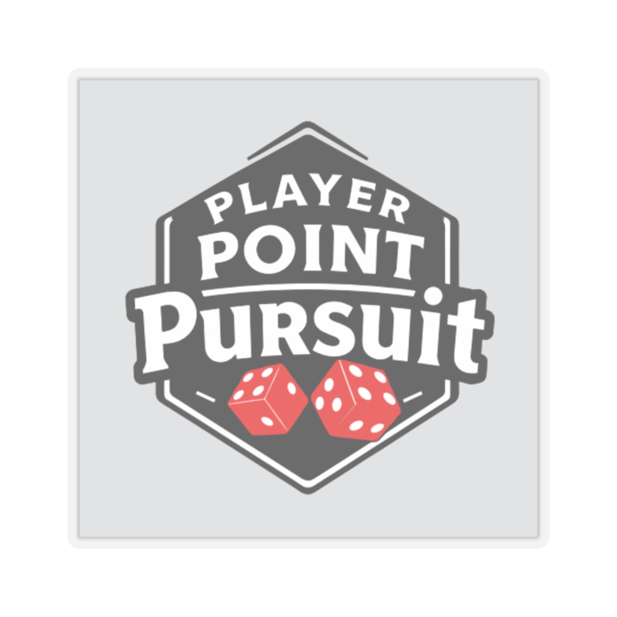 Player Point Pursuit Kiss-Cut Stickers