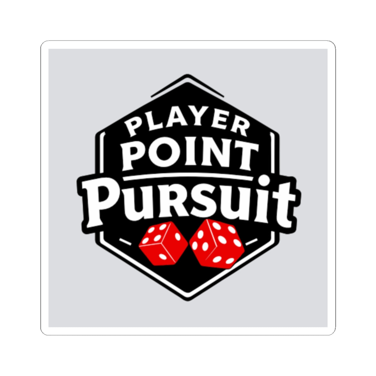 Player Point Pursuit Kiss-Cut Stickers