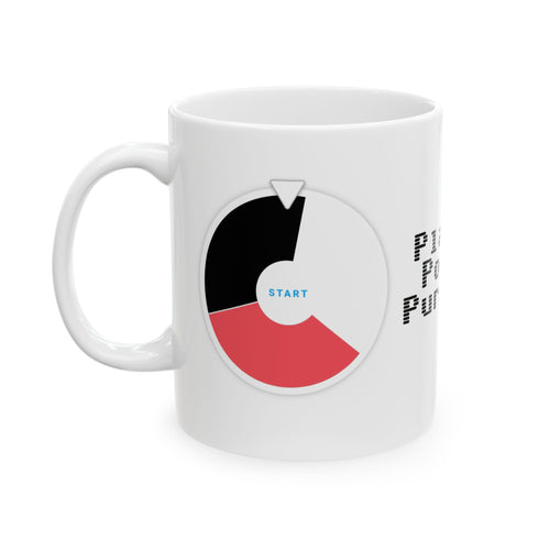 Player Point Pursuit Ceramic Mug, (11oz, 15oz)